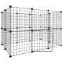 Pet cage with 20 panels black steel door 35x35 cm by vidaXL, Cages and habitats for small animals - Ref: Foro24-3114037, Pric...