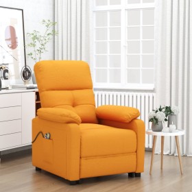 Sillón de masaje eléctrico tela amarillo oscuro de vidaXL, Sillones de masaje eléctricos - Ref: Foro24-3120357, Precio: 246,9...