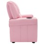 Sillón reclinable para niños cuero sintético rosa de vidaXL, Sillas y tronas para niños - Ref: Foro24-324044, Precio: 165,37 ...