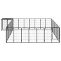 Dog cage 34 panels black powder coated steel 50x100 cm by vidaXL, Dog kennels and fences - Ref: Foro24-3115954, Price: 470,24...