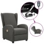 Sillón de masaje eléctrico tela gris oscuro de vidaXL, Sillones de masaje eléctricos - Ref: Foro24-3098938, Precio: 267,76 €,...