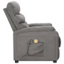 Light gray fabric lift massage chair by vidaXL, Electric massage chairs - Ref: Foro24-3120386, Price: 337,06 €, Discount: %