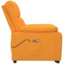 Dark yellow fabric liftable massage chair by vidaXL, Electric massage chairs - Ref: Foro24-3120381, Price: 374,99 €, Discount: %