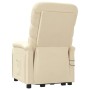 Liftable cream fabric massage chair by vidaXL, Electric massage chairs - Ref: Foro24-3120395, Price: 324,99 €, Discount: %