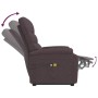 Dark Brown Fabric Liftable Massage Chair by vidaXL, Electric massage chairs - Ref: Foro24-3120391, Price: 392,40 €, Discount: %