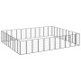 Dog cage 40 panels black powder coated steel 50x100 cm by vidaXL, Dog kennels and fences - Ref: Foro24-3115966, Price: 564,77...