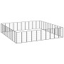 Dog cage 40 panels black powder coated steel 50x100 cm by vidaXL, Dog kennels and fences - Ref: Foro24-3115966, Price: 564,77...