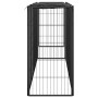 Dog cage 10 panels black powder coated steel 50x100cm by vidaXL, Dog kennels and fences - Ref: Foro24-3115948, Price: 134,19 ...