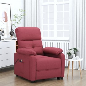 Red fabric elevating massage chair by vidaXL, Electric massage chairs - Ref: Foro24-3120373, Price: 281,99 €, Discount: %