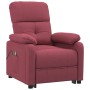 Sillón de masaje elevable tela rojo tinto de vidaXL, Sillones de masaje eléctricos - Ref: Foro24-3120373, Precio: 281,98 €, D...