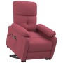 Sillón de masaje elevable tela rojo tinto de vidaXL, Sillones de masaje eléctricos - Ref: Foro24-3120373, Precio: 281,98 €, D...