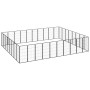 Dog cage with 36 panels, black powder-coated steel, 50x100 cm. by vidaXL, Dog kennels and fences - Ref: Foro24-3115965, Price...