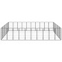 Dog cage with 36 panels, black powder-coated steel, 50x100 cm. by vidaXL, Dog kennels and fences - Ref: Foro24-3115965, Price...