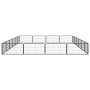 Dog cage 20 panels black powder coated steel 100x50 cm by vidaXL, Dog kennels and fences - Ref: Foro24-3115970, Price: 270,93...