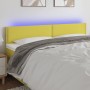 Headboard with LED in green fabric 160x5x78/88 cm by vidaXL, Headboards and footboards - Ref: Foro24-3121485, Price: 57,67 €,...