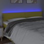 Headboard with LED in green fabric 160x5x78/88 cm by vidaXL, Headboards and footboards - Ref: Foro24-3121485, Price: 57,67 €,...