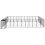 Dog cage 46 panels black powder coated steel 50x100 cm by vidaXL, Dog kennels and fences - Ref: Foro24-3115957, Price: 632,14...