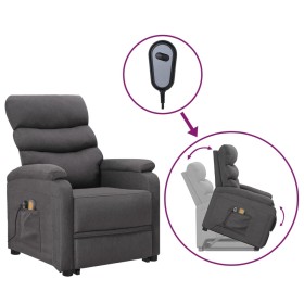 Dark gray fabric lifting massage chair by vidaXL, Electric massage chairs - Ref: Foro24-3120387, Price: 337,99 €, Discount: %