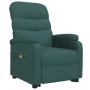 Sillón de masaje elevable tela verde oscuro de vidaXL, Sillones de masaje eléctricos - Ref: Foro24-3120392, Precio: 391,16 €,...