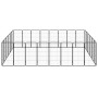 Dog cage 28 panels black powder coated steel 50x100 cm by vidaXL, Dog kennels and fences - Ref: Foro24-3115963, Price: 396,60...