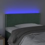 Dark green velvet LED headboard 80x5x78/88 cm by vidaXL, Headboards and footboards - Ref: Foro24-3121505, Price: 39,99 €, Dis...