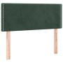 Dark green velvet LED headboard 80x5x78/88 cm by vidaXL, Headboards and footboards - Ref: Foro24-3121505, Price: 39,99 €, Dis...