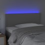 Cabecero con LED cuero sintético gris 100x5x78/88 cm de vidaXL, Cabeceros y pies de cama - Ref: Foro24-3121560, Precio: 47,66...