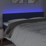 Blue fabric headboard with LED 200x5x78/88 cm by vidaXL, Headboards and footboards - Ref: Foro24-3121640, Price: 74,48 €, Dis...