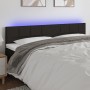 Black fabric headboard with LED 160x5x78/88 cm by vidaXL, Headboards and footboards - Ref: Foro24-3121620, Price: 71,24 €, Di...