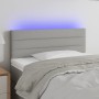 Cabecero con luces LED de tela gris claro 80x5x78/88 cm de vidaXL, Cabeceros y pies de cama - Ref: Foro24-3121726, Precio: 44...