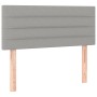 Headboard with LED lights in light gray fabric 80x5x78/88 cm by vidaXL, Headboards and footboards - Ref: Foro24-3121726, Pric...