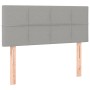 Light gray fabric headboard with LED 100x5x78/88 cm by vidaXL, Headboards and footboards - Ref: Foro24-3121602, Price: 51,41 ...