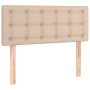 Headboard with LED synthetic leather cappuccino color 100x5x78/88 cm by vidaXL, Headboards and footboards - Ref: Foro24-31217...