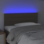 Headboard with LED in taupe gray fabric 100x5x78/88 cm by vidaXL, Headboards and footboards - Ref: Foro24-3121746, Price: 51,...