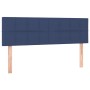 Cabecero con LED de tela azul 144x5x78/88 cm de vidaXL, Cabeceros y pies de cama - Ref: Foro24-3121616, Precio: 65,01 €, Desc...