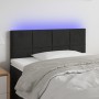 Kopfteil aus schwarzem Samt mit LED 100x5x78/88 cm von vidaXL, Kopf- und Fußteile - Ref: Foro24-3121656, Preis: 55,07 €, Raba...