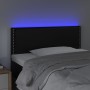 Headboard with LED lights black synthetic leather 80x5x78/88 cm by vidaXL, Headboards and footboards - Ref: Foro24-3121544, P...