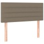 Cabecero con LED de tela gris taupe 80x5x78/88 cm de vidaXL, Cabeceros y pies de cama - Ref: Foro24-3121730, Precio: 42,93 €,...