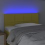 Headboard with LED in green fabric 80x5x78/88 cm by vidaXL, Headboards and footboards - Ref: Foro24-3121593, Price: 42,99 €, ...