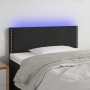 Cabecero con LED de terciopelo negro 80x5x78/88 cm de vidaXL, Cabeceros y pies de cama - Ref: Foro24-3121504, Precio: 47,54 €...