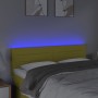 Kopfteil mit LED aus grünem Stoff 144x5x78/88 cm von vidaXL, Kopf- und Fußteile - Ref: Foro24-3121757, Preis: 51,39 €, Rabatt: %