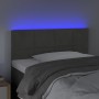 Cabecero con LED de terciopelo gris oscuro 80x5x78/88 cm de vidaXL, Cabeceros y pies de cama - Ref: Foro24-3121643, Precio: 4...