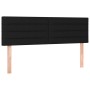 Cabecero con LED de tela negro 144x5x78/88 cm de vidaXL, Cabeceros y pies de cama - Ref: Foro24-3121752, Precio: 63,22 €, Des...