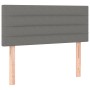 Dark gray fabric headboard with LED 100x5x78/88 cm by vidaXL, Headboards and footboards - Ref: Foro24-3121743, Price: 51,67 €...