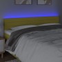 Headboard with LED in green fabric 180x5x78/88 cm by vidaXL, Headboards and footboards - Ref: Foro24-3121773, Price: 72,99 €,...