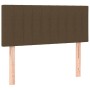 Headboard with LED in dark brown fabric 100x5x78/88 cm by vidaXL, Headboards and footboards - Ref: Foro24-3121843, Price: 42,...