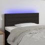 Black fabric headboard with LED 100x5x78/88 cm by vidaXL, Headboards and footboards - Ref: Foro24-3121744, Price: 44,62 €, Di...