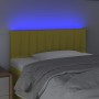 Headboard with LED in green fabric 90x5x78/88 cm by vidaXL, Headboards and footboards - Ref: Foro24-3121839, Price: 41,94 €, ...