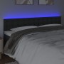 Cabecero con LED cuero sintético negro 180x5x78/88 cm de vidaXL, Cabeceros y pies de cama - Ref: Foro24-3121714, Precio: 66,1...