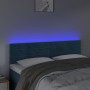 Dark brown velvet LED headboard 144x5x78/88 cm by vidaXL, Headboards and footboards - Ref: Foro24-3121804, Price: 62,90 €, Di...